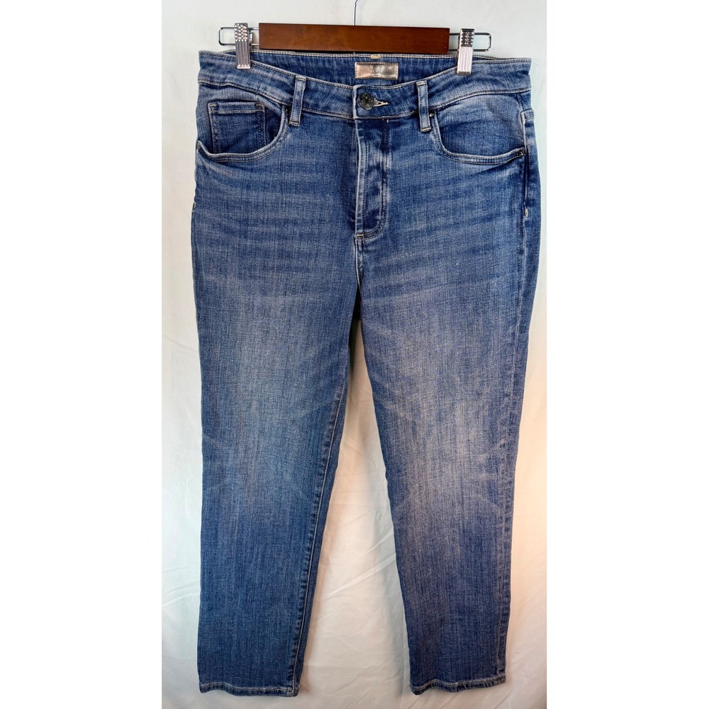 Kut from the Kloth Women Medium Wash Button Fly Straight Leg Jeans Size 6
